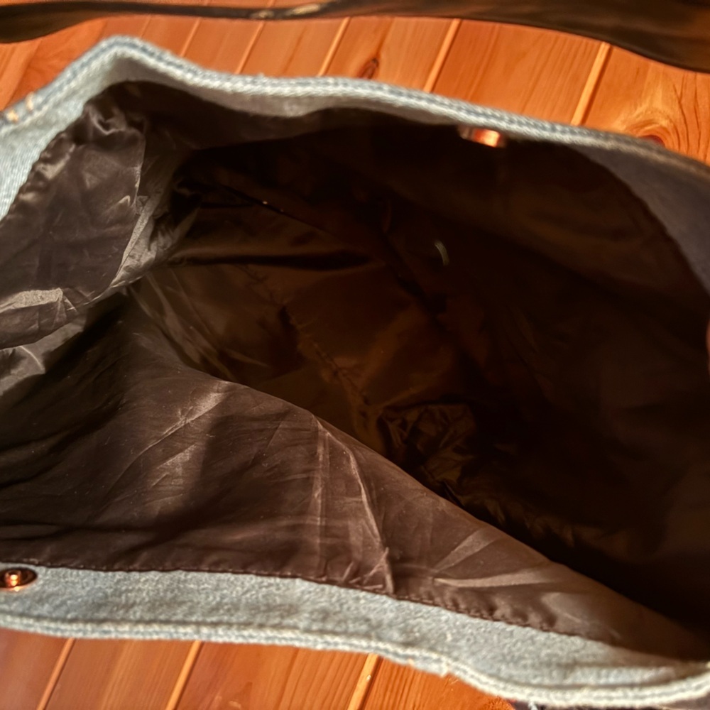 Denim Victoria Secret Tote Bag - Picture 9 of 9